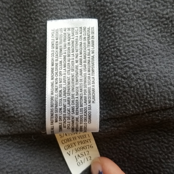 (M) Old Navy Multicolored Peace Symbol Puffer Vest ❤ Cute - Picture 6 of 9